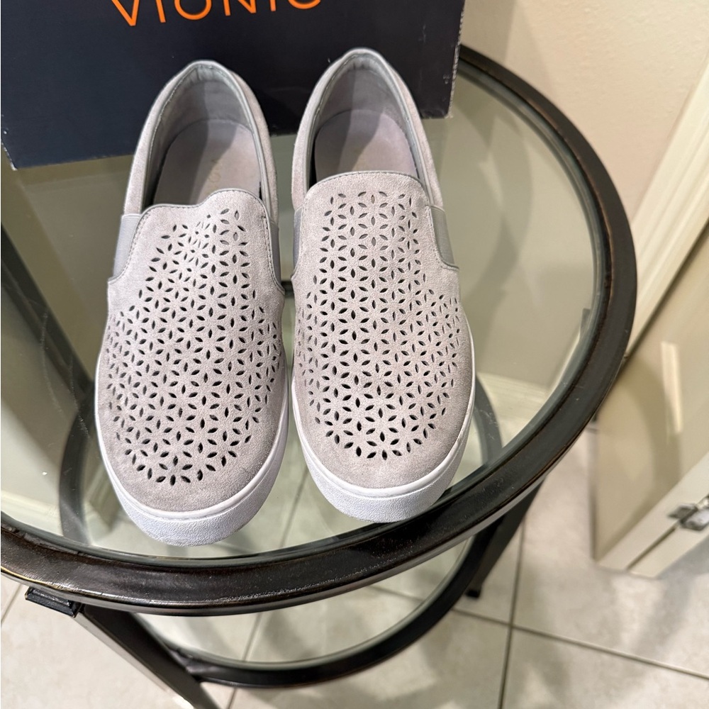 Vionic Gray Slip-On Shoes
